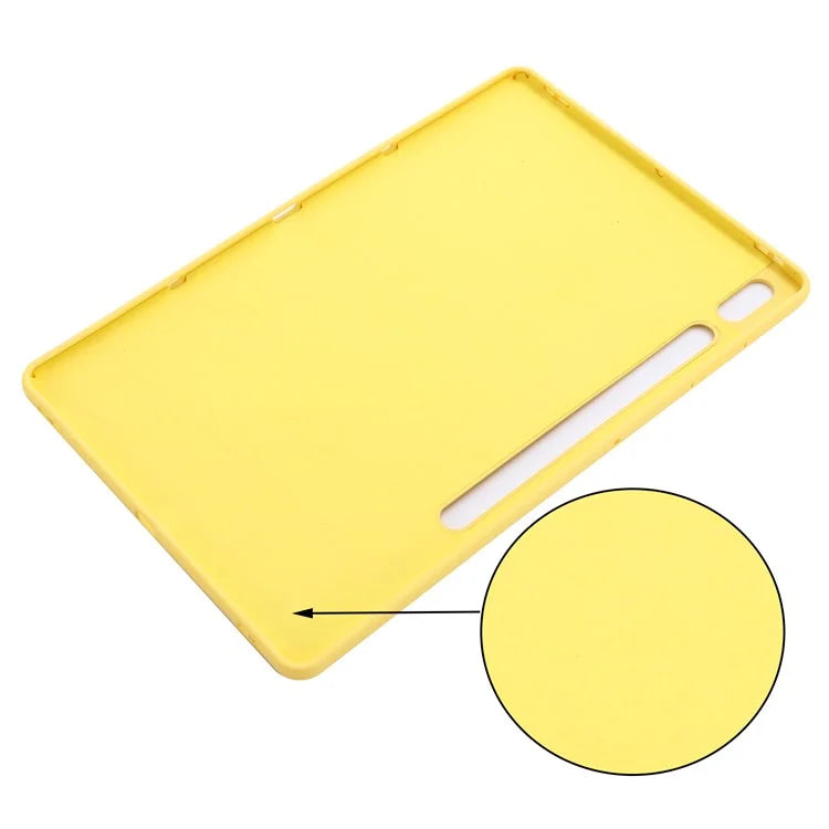For Samsung Galaxy Tab S9 FE+ Liquid Silicone Case Soft Touch Tablet Cover
