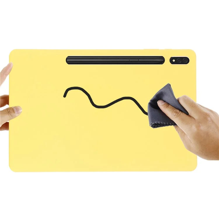 For Samsung Galaxy Tab S9 FE+ Liquid Silicone Case Soft Touch Tablet Cover