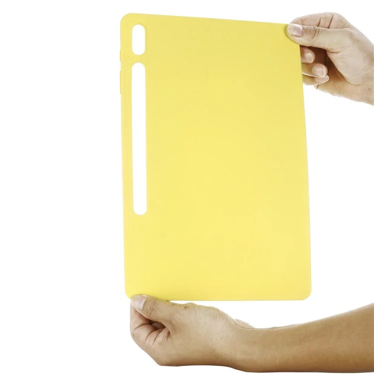 For Samsung Galaxy Tab S9 FE+ Liquid Silicone Case Soft Touch Tablet Cover