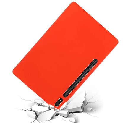 For Samsung Galaxy Tab S9 FE+ Liquid Silicone Case Soft Touch Tablet Cover