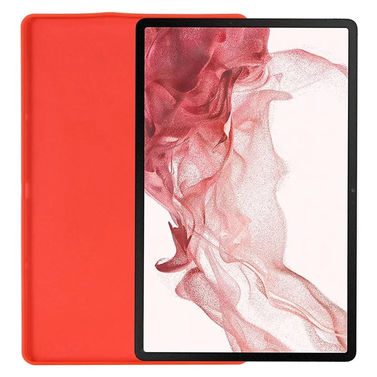 For Samsung Galaxy Tab S9 FE+ Liquid Silicone Case Soft Touch Tablet Cover