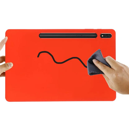 For Samsung Galaxy Tab S9 FE+ Liquid Silicone Case Soft Touch Tablet Cover