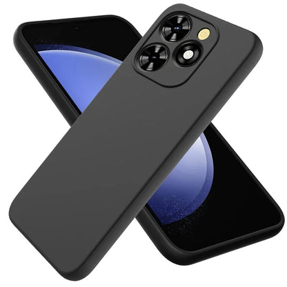 Liquid Silicone Case for Transsion itel A70 Cover Drop-resistant Soft Lining Shell with Handy Strap