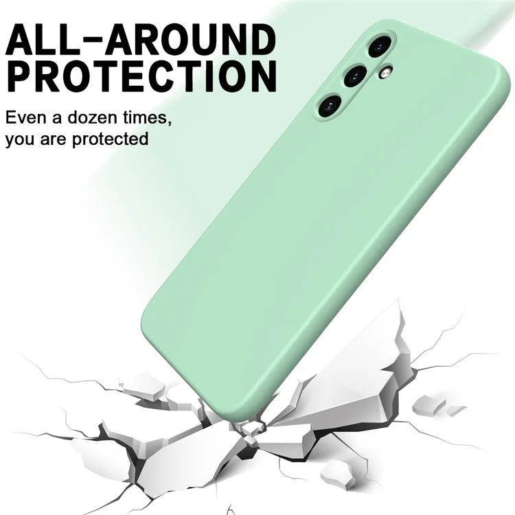 For Samsung Galaxy A35 5G Case Soft Lining Smooth Liquid Silicone Phone Back Protector