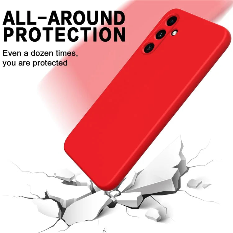 For Samsung Galaxy A35 5G Case Soft Lining Smooth Liquid Silicone Phone Back Protector