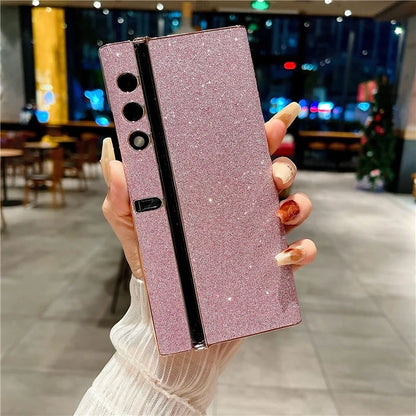 For Honor V Purse Glitter Phone Case Electroplating Frame Camera Lens Protection Cover