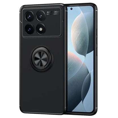 For Xiaomi Redmi K70 5G / K70 Pro 5G Case TPU Kickstand Ring Holder Phone Back Shell