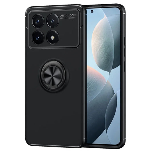 For Xiaomi Redmi K70 5G / K70 Pro 5G Case TPU Kickstand Ring Holder Phone Back Shell