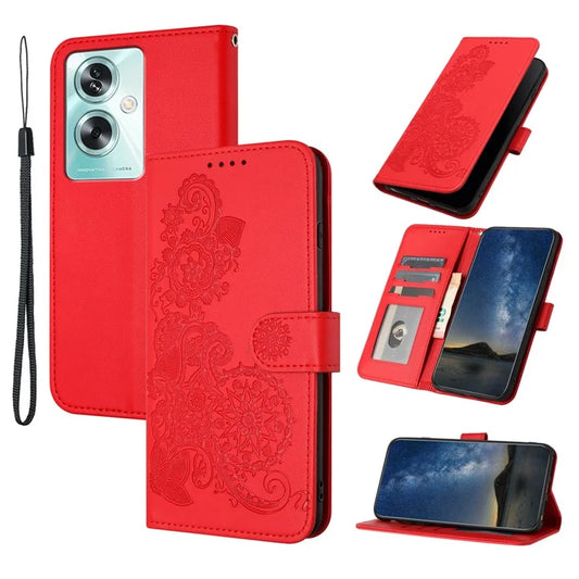 YX0050 For Oppo A79 5G / A2 5G Case Sunflower Pattern PU Leather Phone Stand Cover