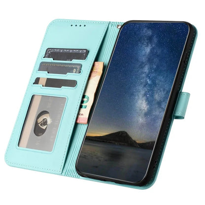 YX0050 For Google Pixel 8a Magnetic Phone Case Sunflower Pattern Imprinted Leather Card Slots Cover