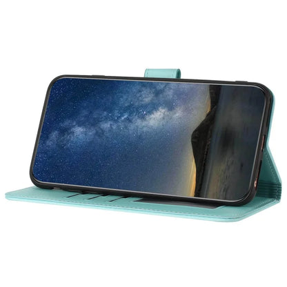 YX0050 For Google Pixel 8a Magnetic Phone Case Sunflower Pattern Imprinted Leather Card Slots Cover