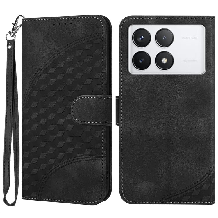 YX0060 For Xiaomi Redmi K70 5G / K70 Pro 5G Case Elephant Head Pattern Leather Flip Phone Cover