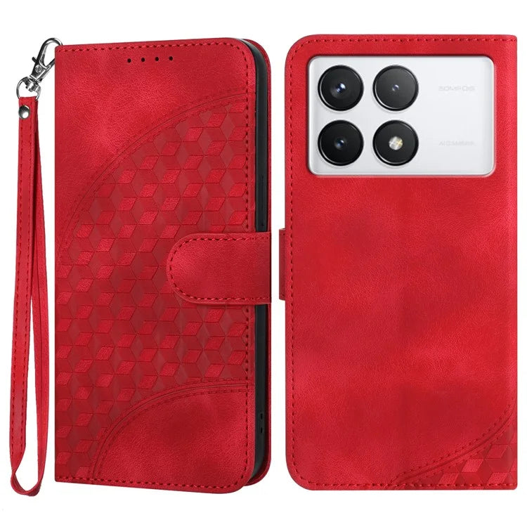 YX0060 For Xiaomi Redmi K70 5G / K70 Pro 5G Case Elephant Head Pattern Leather Flip Phone Cover