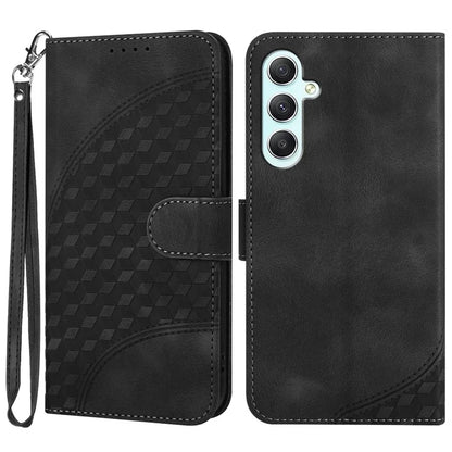 For Samsung Galaxy A35 5G Wallet Case YX0060 Elephant Head Pattern Leather Phone Cover