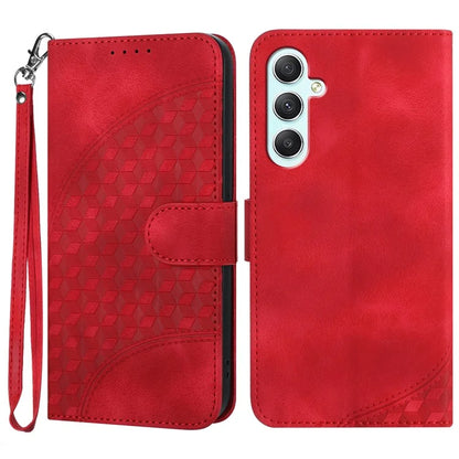 For Samsung Galaxy A35 5G Wallet Case YX0060 Elephant Head Pattern Leather Phone Cover