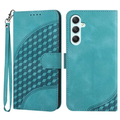 For Samsung Galaxy A35 5G Wallet Case YX0060 Elephant Head Pattern Leather Phone Cover