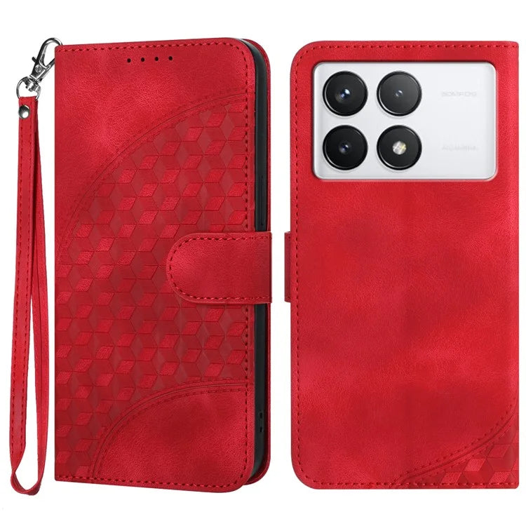 YX0060 For Xiaomi Redmi K70E 5G / Poco X6 Pro 5G Leather Case Elephant Head Pattern Phone Wallet Cover