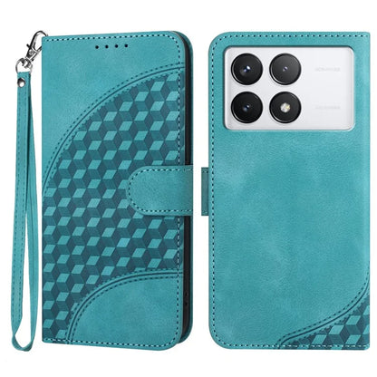 YX0060 For Xiaomi Redmi K70E 5G / Poco X6 Pro 5G Leather Case Elephant Head Pattern Phone Wallet Cover
