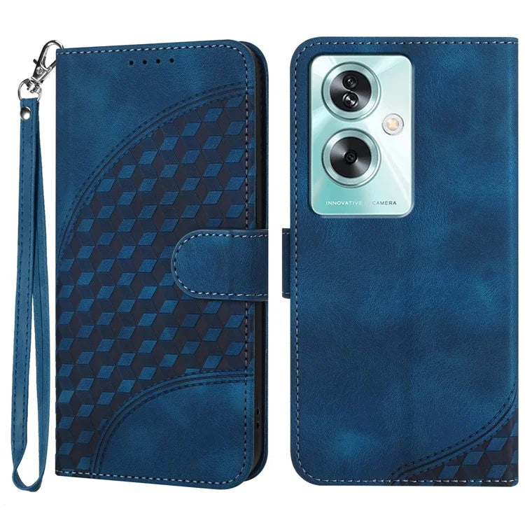 YX0060 For Oppo A79 5G / A2 5G Phone Case Elephant Head Pattern Leather Wallet Cover