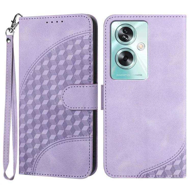 YX0060 For Oppo A79 5G / A2 5G Phone Case Elephant Head Pattern Leather Wallet Cover