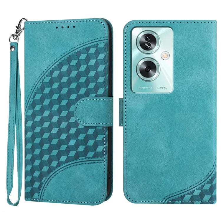YX0060 For Oppo A79 5G / A2 5G Phone Case Elephant Head Pattern Leather Wallet Cover