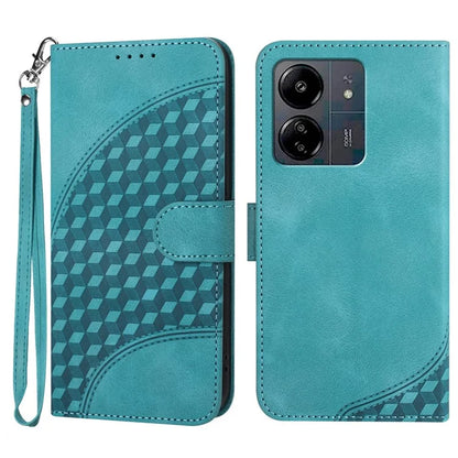 YX0060 For Xiaomi Redmi 13C 4G / Poco C65 4G Case Wallet Elephant Head Pattern Folio Phone Cover