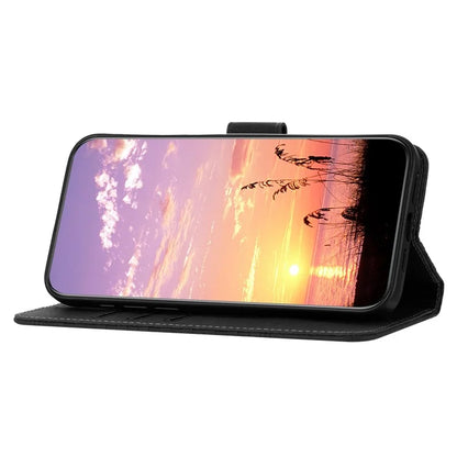 YX0060 For Google Pixel 8a Leather Cover Phone Wallet Elephant Head Pattern