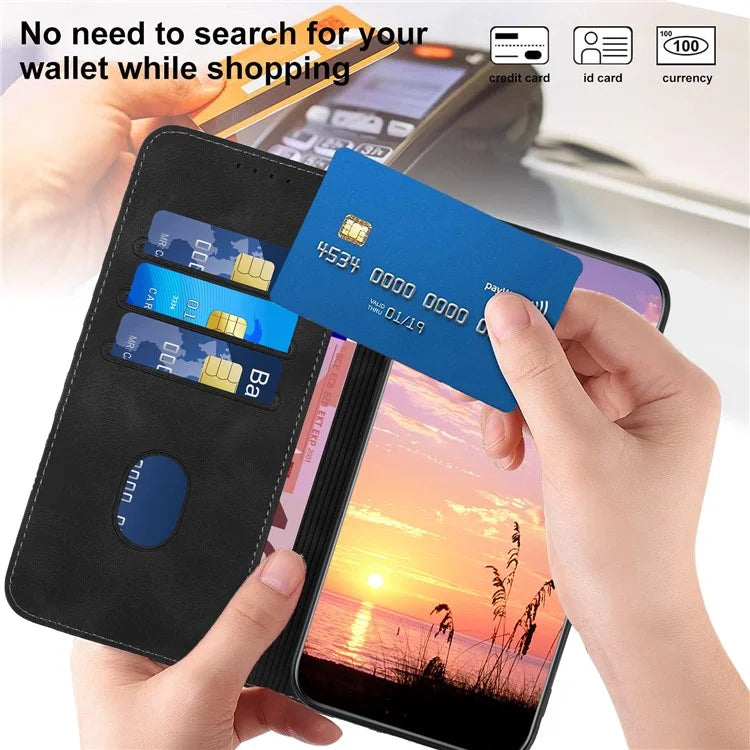YX0060 For Google Pixel 8a Leather Cover Phone Wallet Elephant Head Pattern