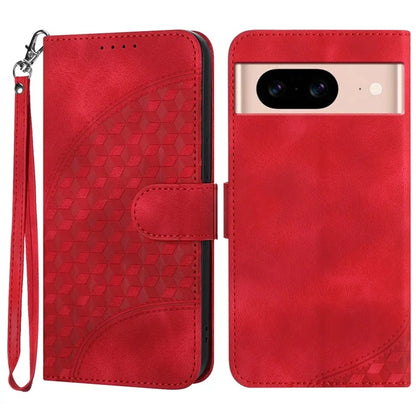 YX0060 For Google Pixel 8a Leather Cover Phone Wallet Elephant Head Pattern