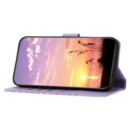 YX0060 For Google Pixel 8a Leather Cover Phone Wallet Elephant Head Pattern
