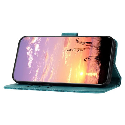 YX0060 For Google Pixel 8a Leather Cover Phone Wallet Elephant Head Pattern