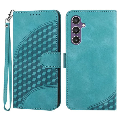 YX0060 For Samsung Galaxy S23 FE Leather Case Elephant Head Imprinted Phone Wallet