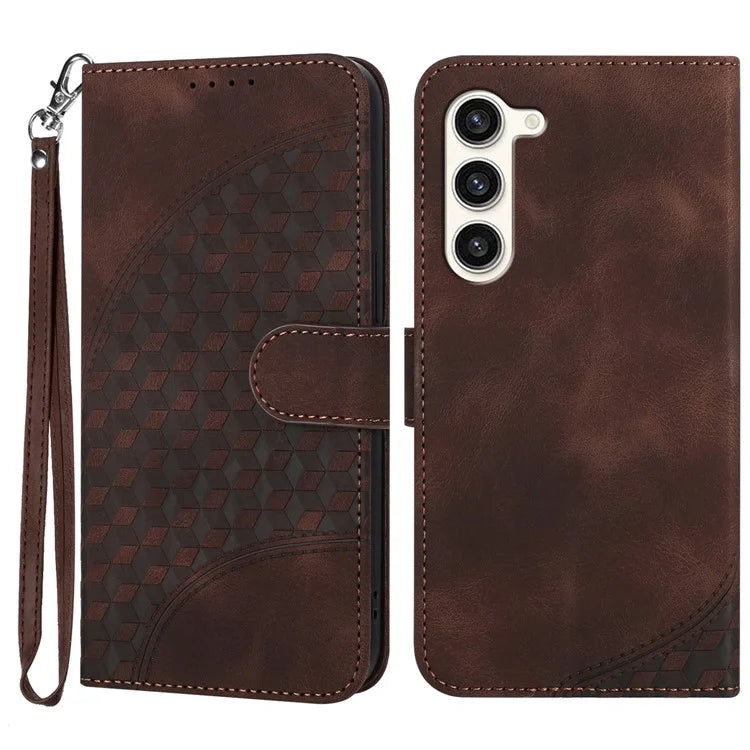 YX0060 For Samsung Galaxy S23+ Wallet Case Elephant Head Pattern Leather Cover