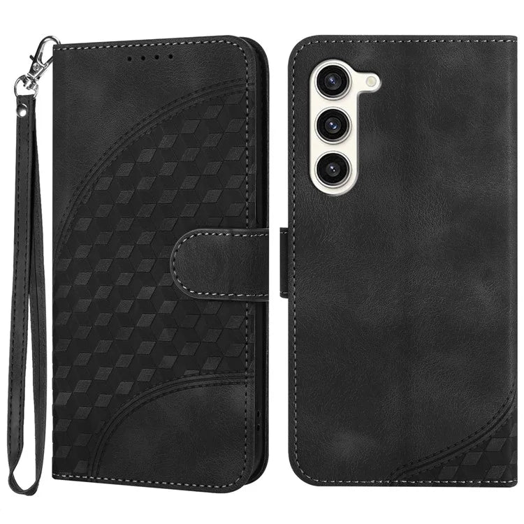 YX0060 For Samsung Galaxy S23+ Wallet Case Elephant Head Pattern Leather Cover