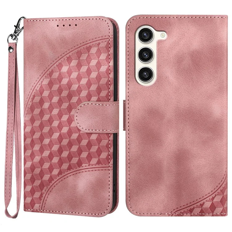 YX0060 For Samsung Galaxy S23+ Wallet Case Elephant Head Pattern Leather Cover