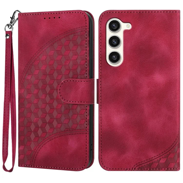 YX0060 For Samsung Galaxy S23+ Wallet Case Elephant Head Pattern Leather Cover