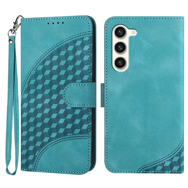 YX0060 For Samsung Galaxy S23+ Wallet Case Elephant Head Pattern Leather Cover