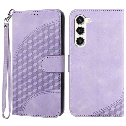 YX0060 For Samsung Galaxy S23+ Wallet Case Elephant Head Pattern Leather Cover
