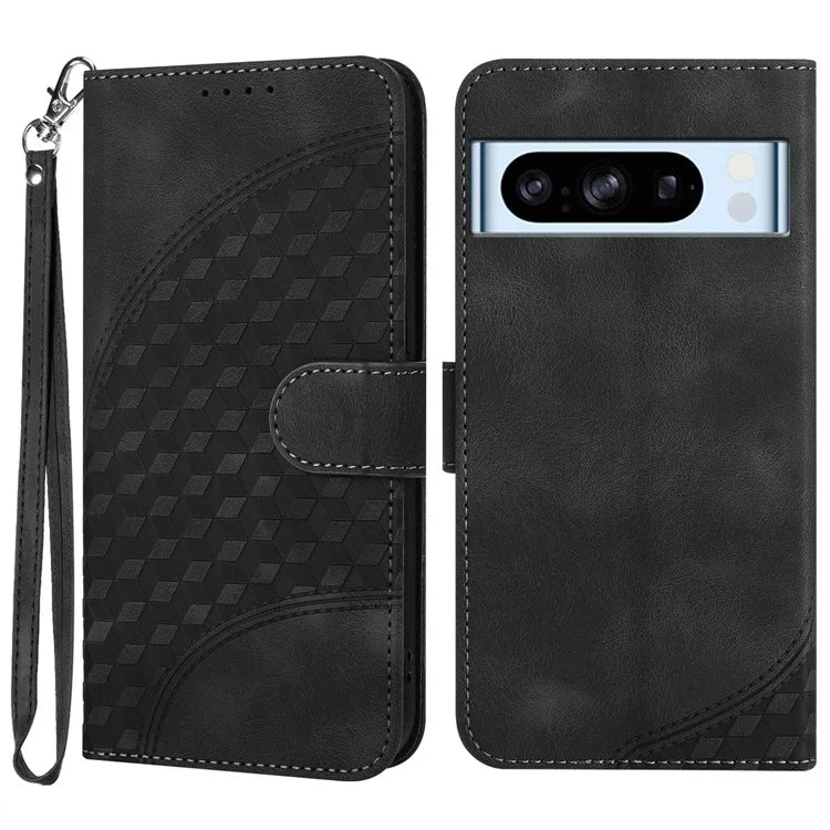 YX0060 For Google Pixel 8 Pro Case Elephant Head Pattern Leather Phone Wallet