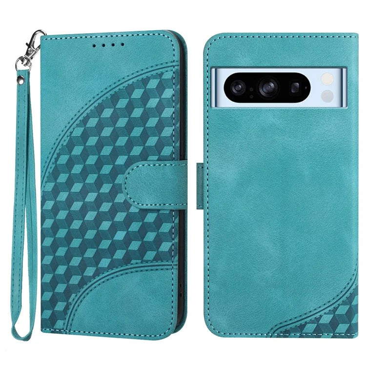 YX0060 For Google Pixel 8 Pro Case Elephant Head Pattern Leather Phone Wallet