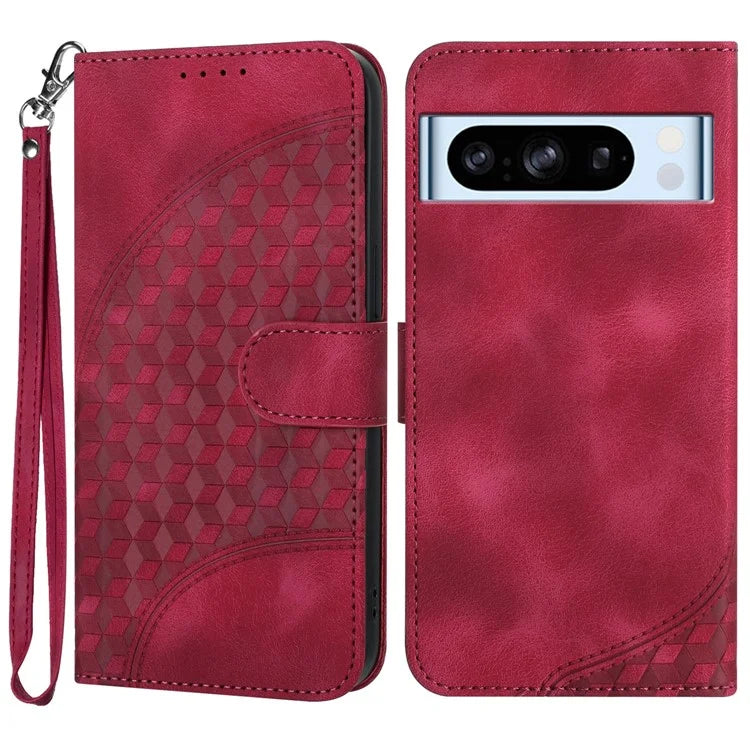 YX0060 For Google Pixel 8 Pro Case Elephant Head Pattern Leather Phone Wallet