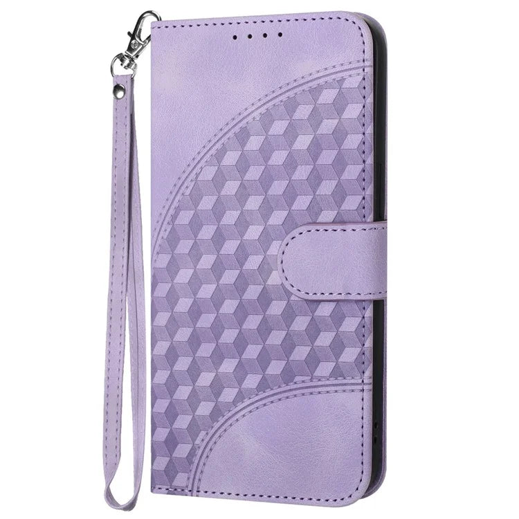 YX0060 For iPhone 15 Pro Wallet Leather Case Stand Cover Elephant Head Pattern