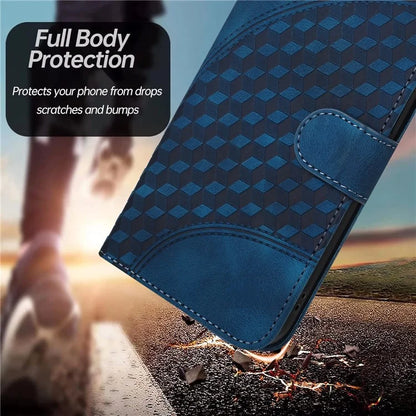 YX0060 For iPhone 15 Wallet Case Stand Leather Cover Elephant Head Pattern