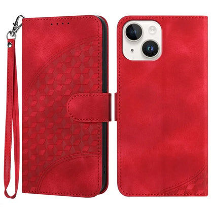 YX0060 Elephant Head Pattern Case for iPhone 14 Plus Phone Leather Cover Wallet
