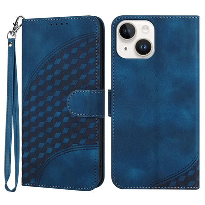 YX0060 Elephant Head Pattern Case for iPhone 14 Plus Phone Leather Cover Wallet