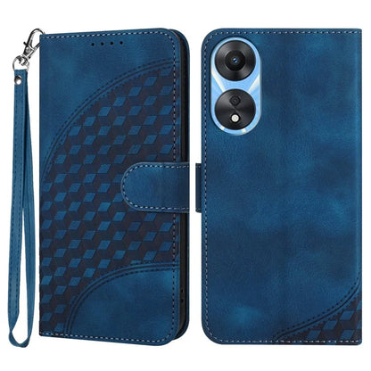 YX0060 For Oppo A58 4G Phone Case Elephant Head Pattern Leather Phone Wallet