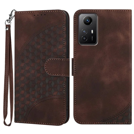 YX0060 For Xiaomi Redmi Note 12S 4G Leather Case Phone Cover with Stand Wallet