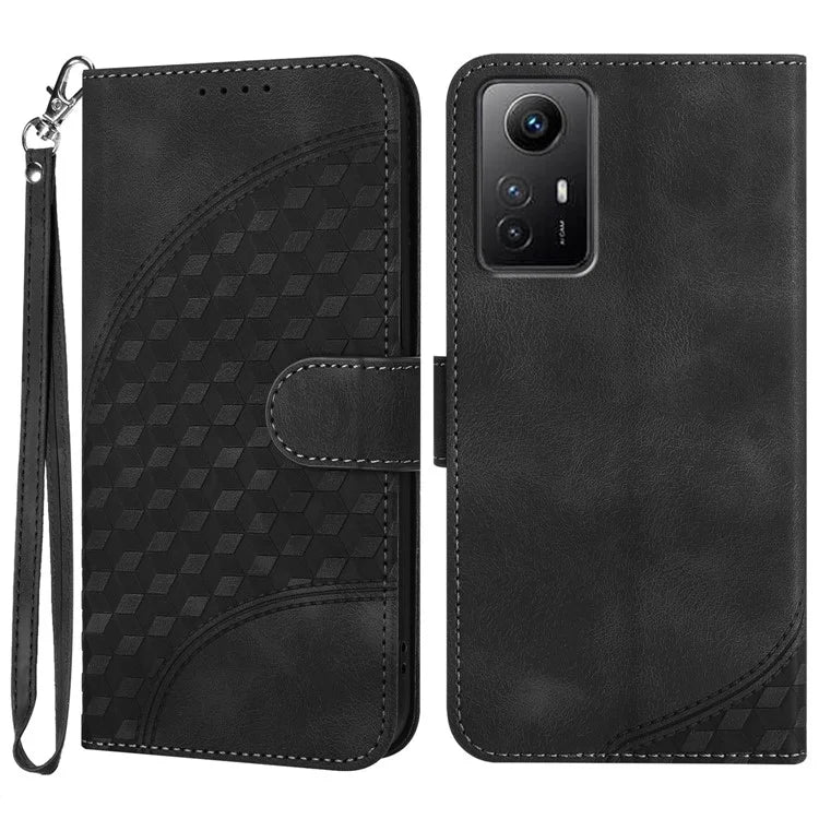 YX0060 For Xiaomi Redmi Note 12S 4G Leather Case Phone Cover with Stand Wallet