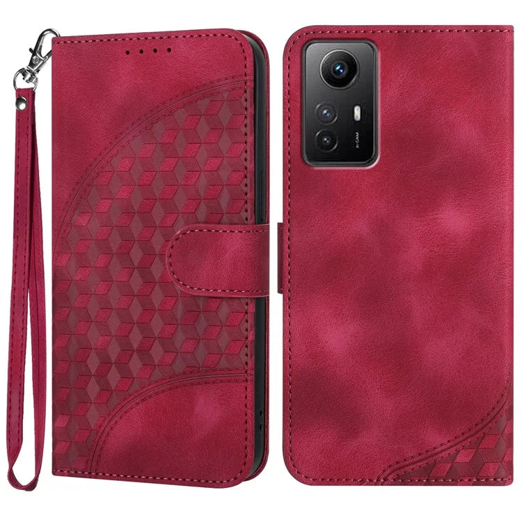 YX0060 For Xiaomi Redmi Note 12S 4G Leather Case Phone Cover with Stand Wallet