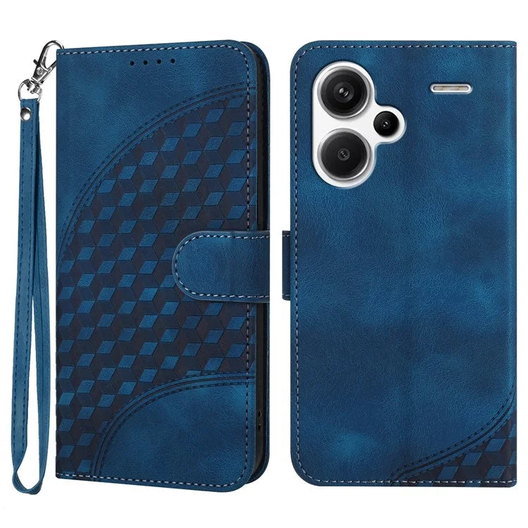 YX0060 For Xiaomi Redmi Note 13 Pro+ 5G Leather Wallet Case Elephant Head Pattern